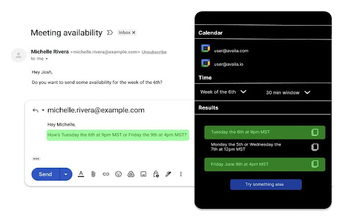 Availa  from Chrome web store to be run with OffiDocs Chromium online