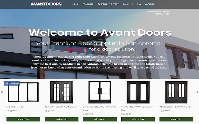 Avantdoors Your Premium Door Supplier  from Chrome web store to be run with OffiDocs Chromium online