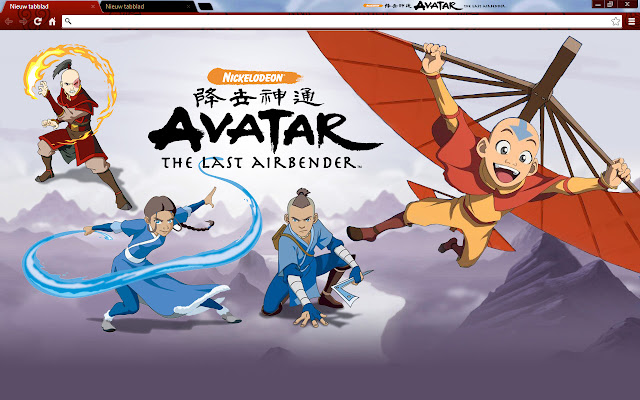 Avatar, o Último Mestre do Ar, da loja on-line do Chrome para ser executado com OffiDocs Chromium online