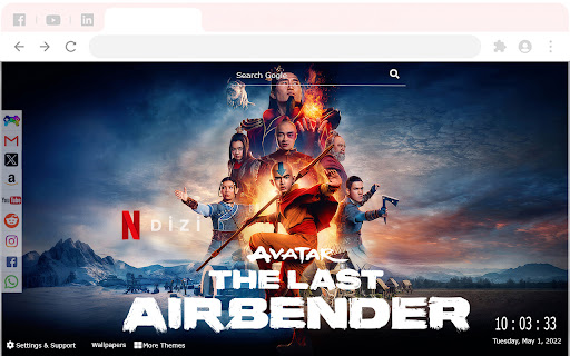 Avatar The Last Airbender New Tab Experience  from Chrome web store to be run with OffiDocs Chromium online