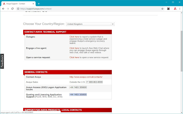 Avaya Agent for Desktop Extension  from Chrome web store to be run with OffiDocs Chromium online