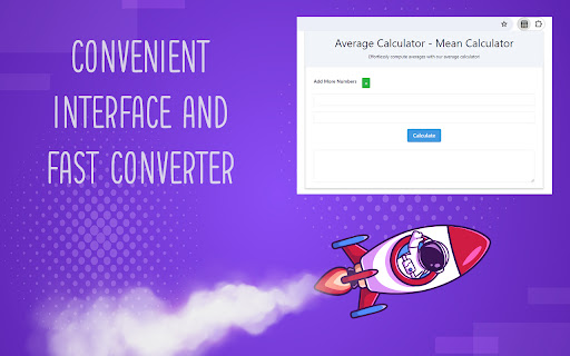 Average Calculator Mean Calculator  from Chrome web store to be run with OffiDocs Chromium online