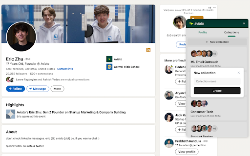 Aviato Chrome Extension  from Chrome web store to be run with OffiDocs Chromium online