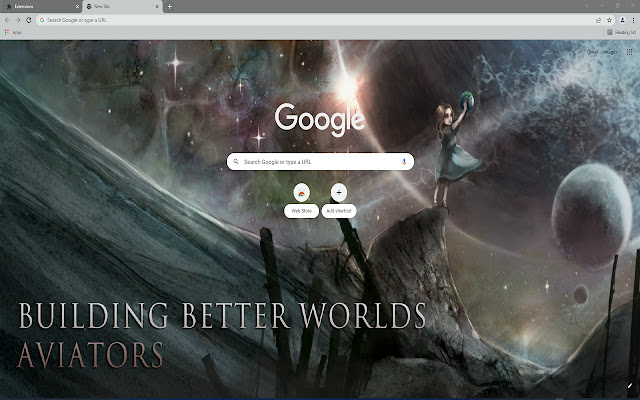 Aviators BBW HD Theme  from Chrome web store to be run with OffiDocs Chromium online