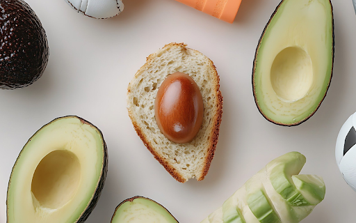 avocado and bread  from Chrome web store to be run with OffiDocs Chromium online