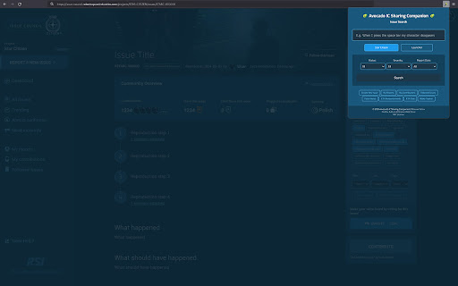 Avocado IC Sharing Companion  from Chrome web store to be run with OffiDocs Chromium online