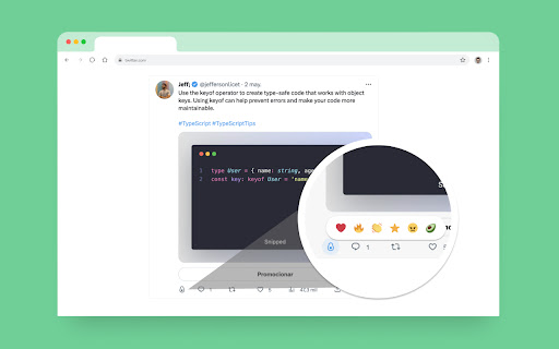 Avokado for Twitter  from Chrome web store to be run with OffiDocs Chromium online