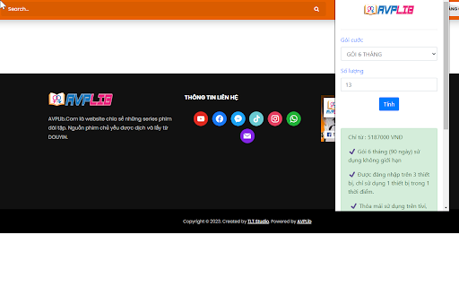 Avplib  from Chrome web store to be run with OffiDocs Chromium online