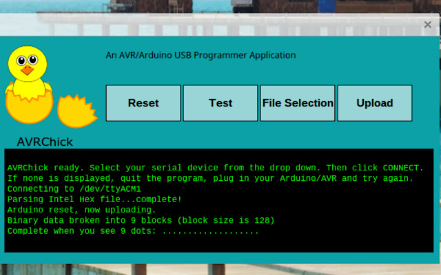 AVRChick  from Chrome web store to be run with OffiDocs Chromium online