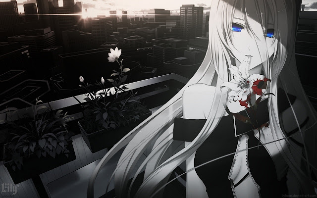 Awesome Anime White Edition Theme 720p  from Chrome web store to be run with OffiDocs Chromium online