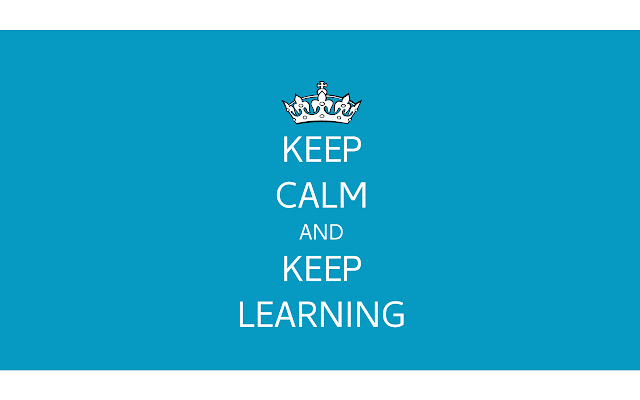 Awesome New Tab Keep Calm and Keep Learning  from Chrome web store to be run with OffiDocs Chromium online