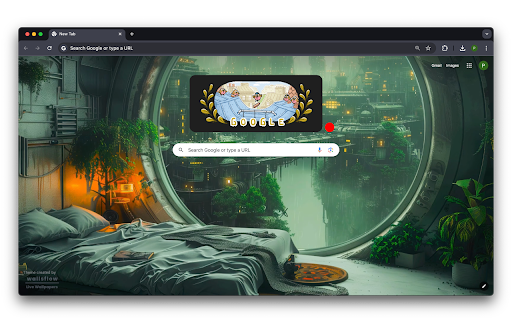 A Window with a View of a Futuristic City  from Chrome web store to be run with OffiDocs Chromium online