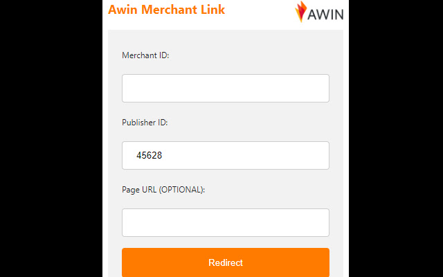 Awin Merchant Link Extension  from Chrome web store to be run with OffiDocs Chromium online