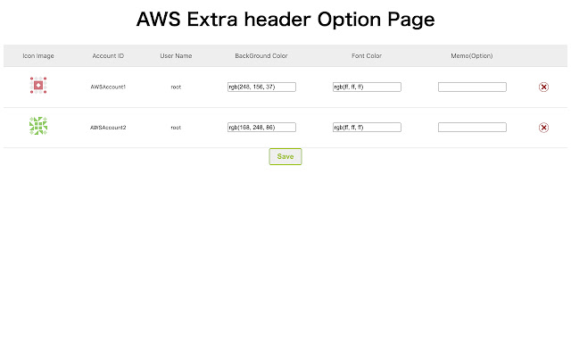 AWS EXTRA HEADER  from Chrome web store to be run with OffiDocs Chromium online