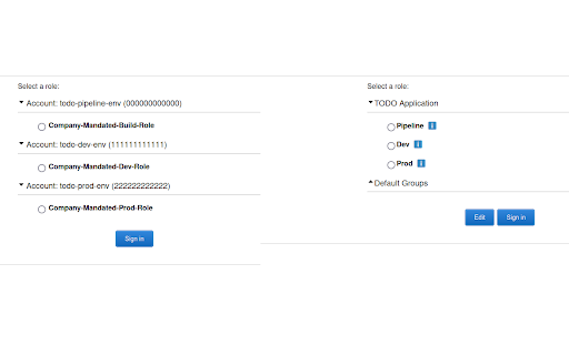 AWS SAML Login Page Improvements  from Chrome web store to be run with OffiDocs Chromium online