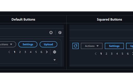 AWS Squared Corners  from Chrome web store to be run with OffiDocs Chromium online