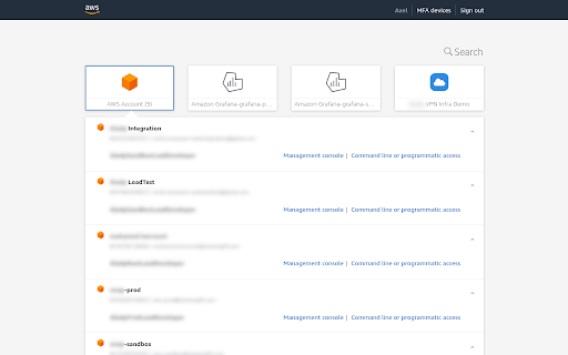 AWS SSO Auto Expand Accounts  from Chrome web store to be run with OffiDocs Chromium online