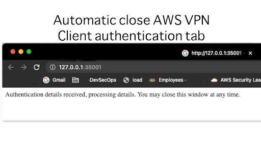 AWS VPN Companion  from Chrome web store to be run with OffiDocs Chromium online