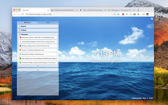 Axle: New Tab Dashboard  Bookmark Manager  from Chrome web store to be run with OffiDocs Chromium online