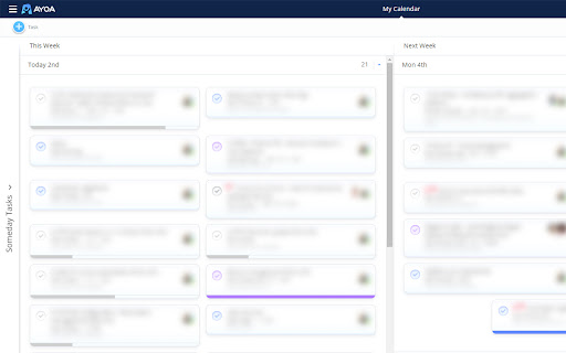 Ayoa 2 columns view  from Chrome web store to be run with OffiDocs Chromium online