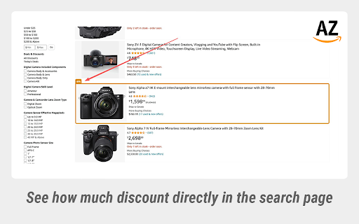 AZ Discounts  from Chrome web store to be run with OffiDocs Chromium online