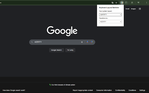 AZERTY/QWERTY Keyboard Layout Switcher  from Chrome web store to be run with OffiDocs Chromium online