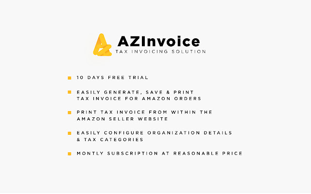 AZInvoice  from Chrome web store to be run with OffiDocs Chromium online
