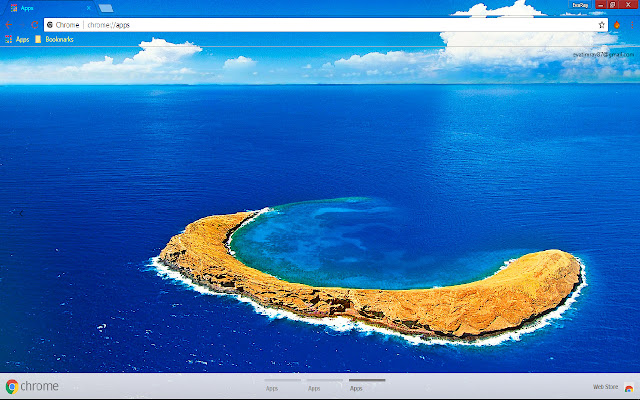 Azure Colorful Horizon Island  from Chrome web store to be run with OffiDocs Chromium online