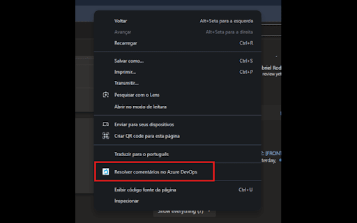 Azure DevOps Comment Resolver  from Chrome web store to be run with OffiDocs Chromium online
