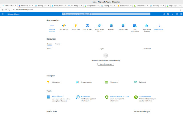 Azure Favicons  from Chrome web store to be run with OffiDocs Chromium online