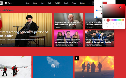 Backgroundizer  from Chrome web store to be run with OffiDocs Chromium online