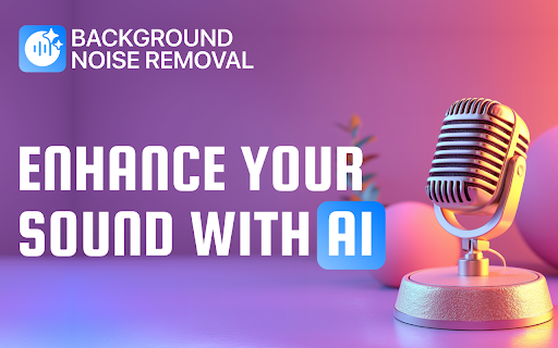 Background noise removal  from Chrome web store to be run with OffiDocs Chromium online
