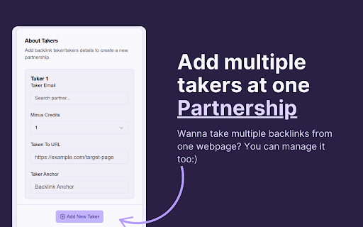 BacklinkCRM  from Chrome web store to be run with OffiDocs Chromium online