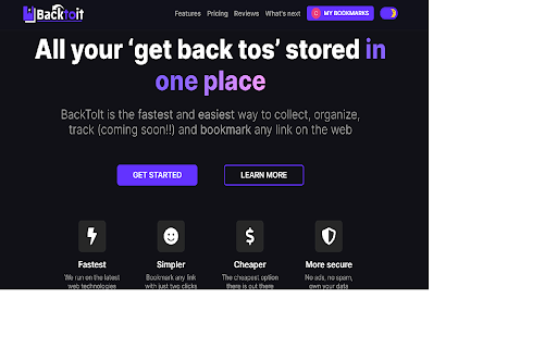 backtoit.io  from Chrome web store to be run with OffiDocs Chromium online