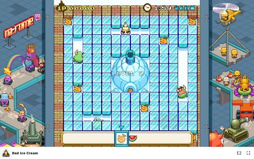 Bad Ice Cream Game Navigate Mazes and Collect Delicious Fruits!  from Chrome web store to be run with OffiDocs Chromium online