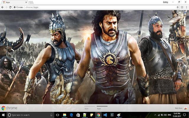 Bahubali Theme  from Chrome web store to be run with OffiDocs Chromium online