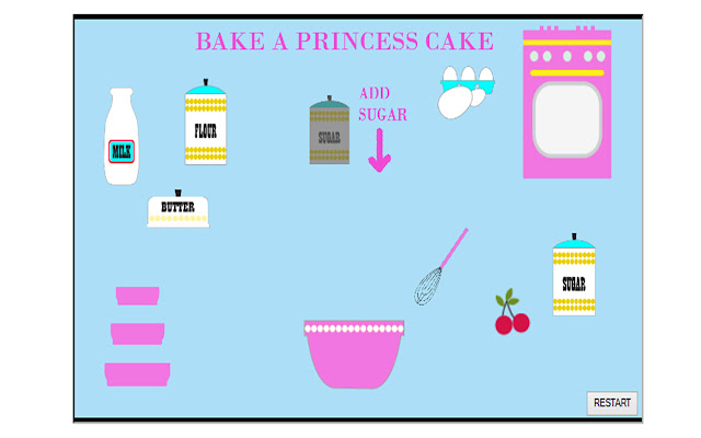 Bake a Princess Cake  from Chrome web store to be run with OffiDocs Chromium online