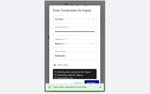 BalkanID Browser Plugin  from Chrome web store to be run with OffiDocs Chromium online