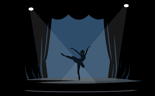 Ballerina in the Spotlight  from Chrome web store to be run with OffiDocs Chromium online