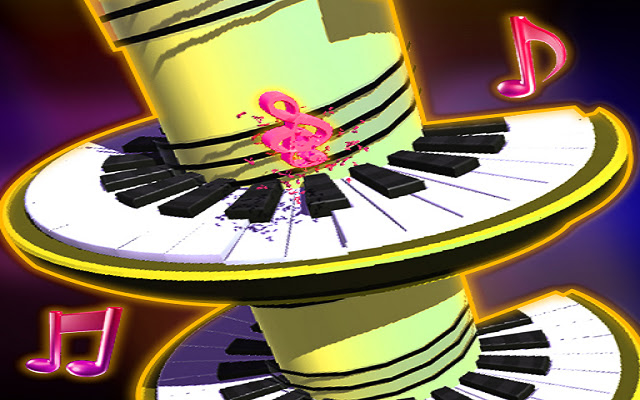 Ball Jump Piano Tile  from Chrome web store to be run with OffiDocs Chromium online