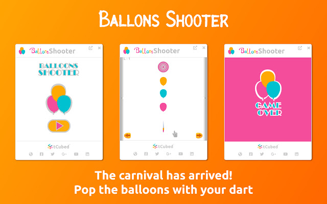 Balloons Shooter mula sa Chrome web store na tatakbo sa OffiDocs Chromium online