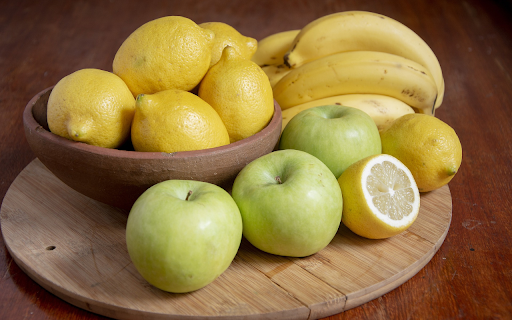 Banana lemon and apple  from Chrome web store to be run with OffiDocs Chromium online