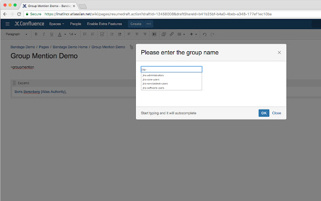 Bandage for Atlassian Applications  from Chrome web store to be run with OffiDocs Chromium online