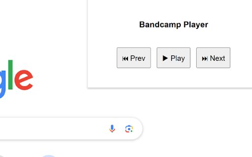 Bandcamp Discover Player  from Chrome web store to be run with OffiDocs Chromium online