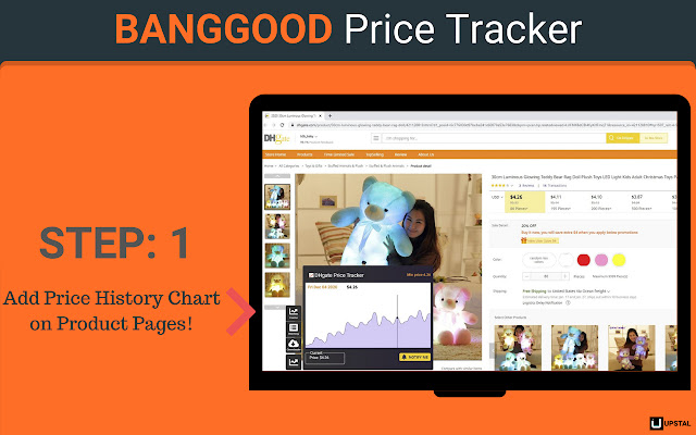 BangGood Price Tracker  Image Downloader  from Chrome web store to be run with OffiDocs Chromium online