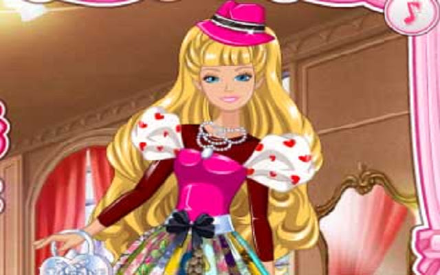 Barbies Valentines Patchwork Dress  from Chrome web store to be run with OffiDocs Chromium online