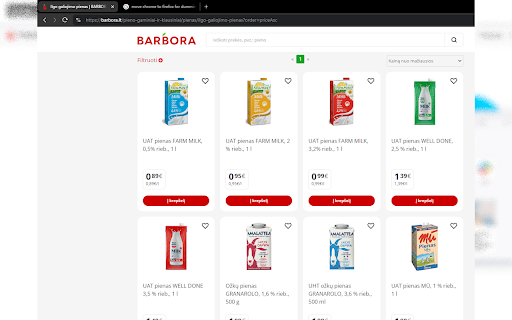 Barbora URL Modifier  from Chrome web store to be run with OffiDocs Chromium online