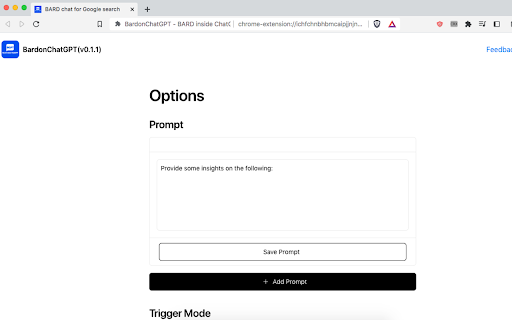 BardonChatGPT BARD inside ChatGPT  from Chrome web store to be run with OffiDocs Chromium online