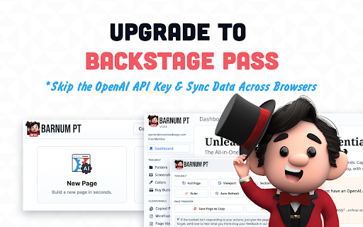BarnumPT  from Chrome web store to be run with OffiDocs Chromium online