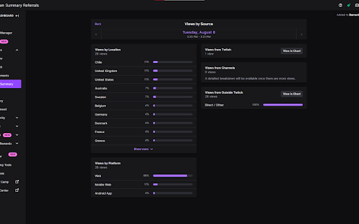 Barracks Sight Extension for Twitch  from Chrome web store to be run with OffiDocs Chromium online